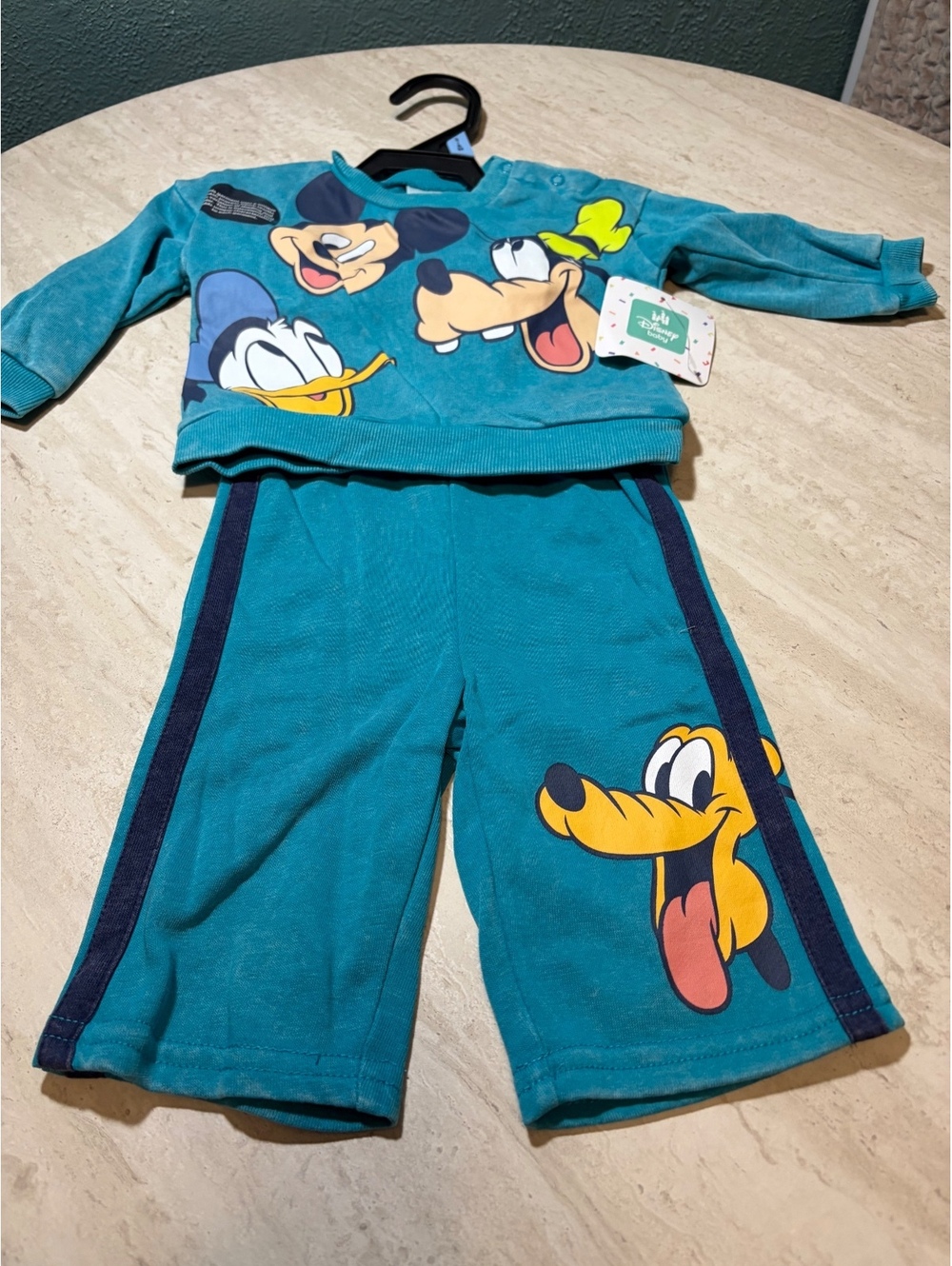 Disney Boys' 2-Piece Character Sweatshirt and Shorts Set